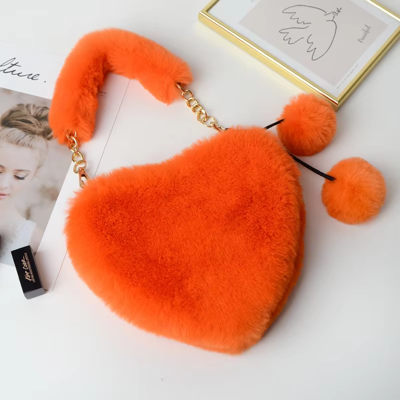 💕 Le Sac Cœur Tout Doux Qui Fait Craquer Toutes les Filles ! 😍 | Sac à Bandoulière en Peluche, le Plus Mignon du Moment